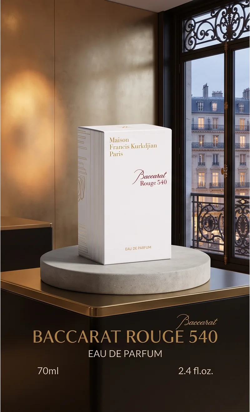 Baccarat Rouge 540 — Maison Francis Kurkdjian, boutique Paris